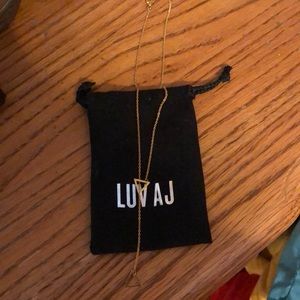 Gold dangle necklace